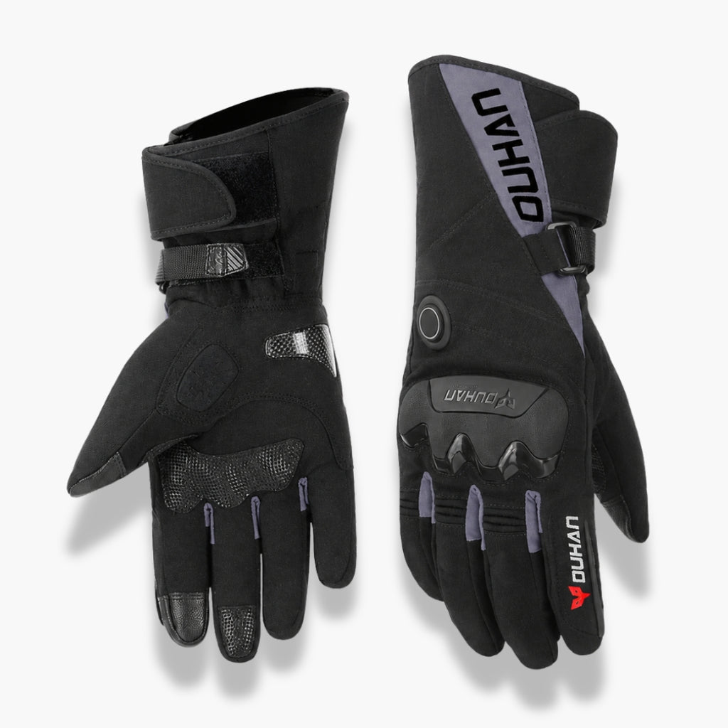 Gant motard chauffant