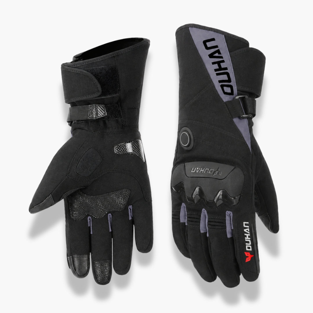 Gant motard chauffant