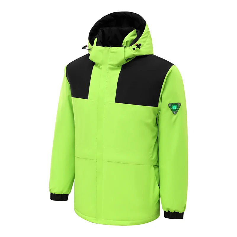 Fashion Ski Graphene Heated Jacket Couple Style Waterproof Heated Warm Coat Functional Heated Self Heating Clothes Warm Parka