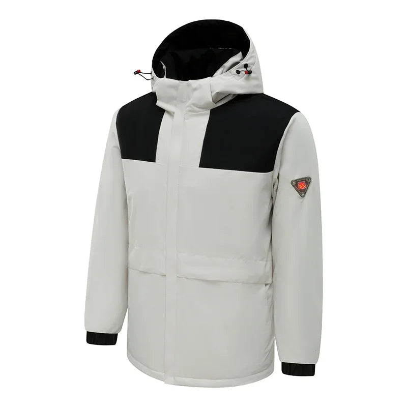 Fashion Ski Graphene Heated Jacket Couple Style Waterproof Heated Warm Coat Functional Heated Self Heating Clothes Warm Parka
