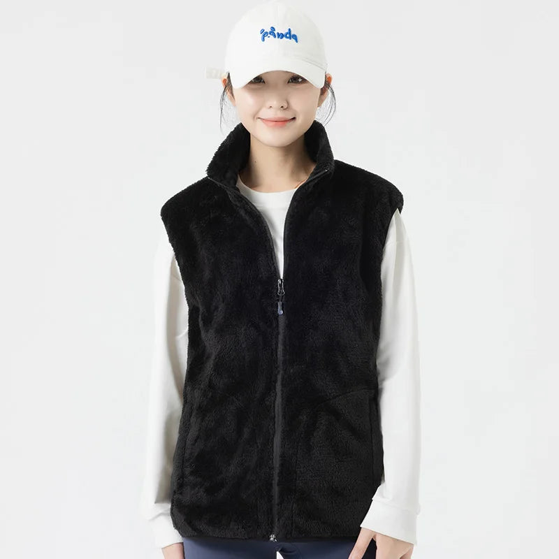 Heated Vest Intelligent Heating Area Vest Men Women Winter 9 Area Heated Vest Heating Thermal Vest (Not Included The Power Bank)