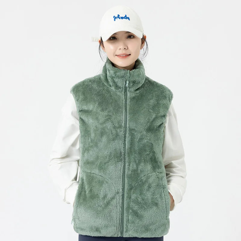 Heated Vest Intelligent Heating Area Vest Men Women Winter 9 Area Heated Vest Heating Thermal Vest (Not Included The Power Bank)