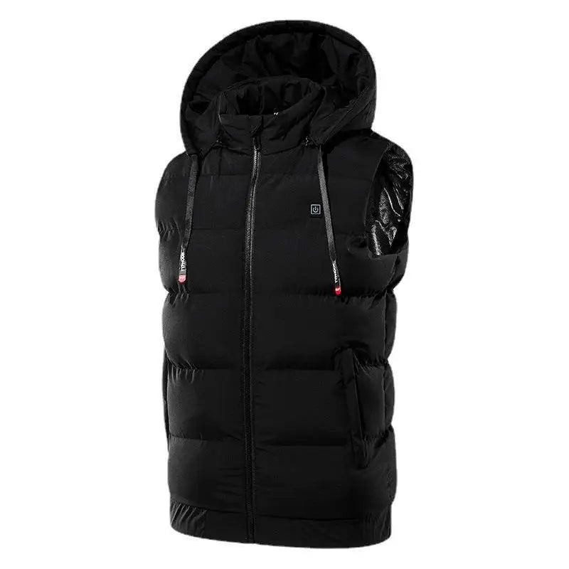 Heated Electric Vest Intelligent Self-Heating down Cotton Women's Charging Heating Smart Thermal Control Warm Clothes