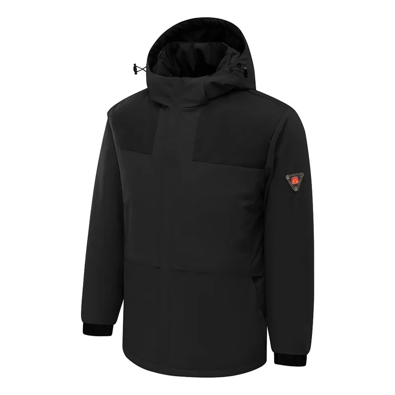 Fashion Ski Graphene Heated Jacket Couple Style Waterproof Heated Warm Coat Functional Heated Self Heating Clothes Warm Parka