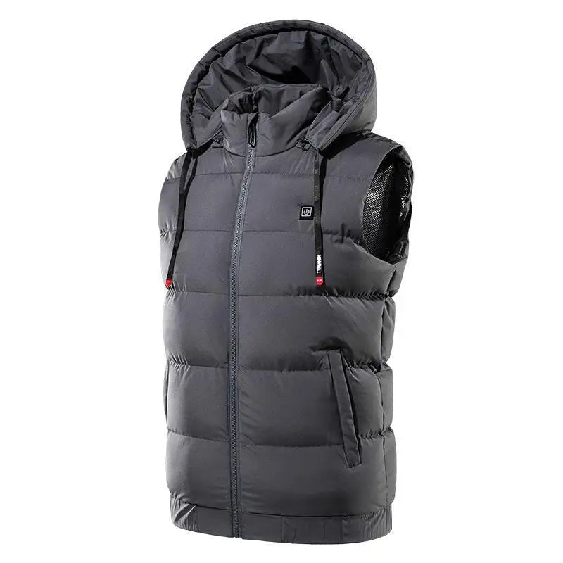 Heated Electric Vest Intelligent Self-Heating down Cotton Women's Charging Heating Smart Thermal Control Warm Clothes