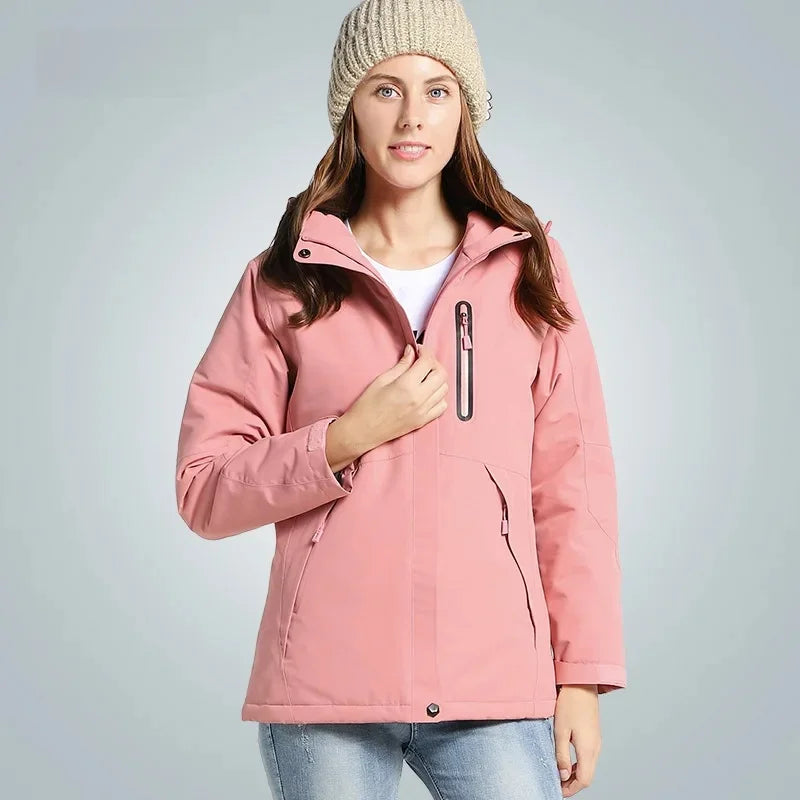 Smart Temperature Control Heating Clothes Outdoor down Jacket USB Charging Instant Heating Cotton Vest Winter Men's Wear