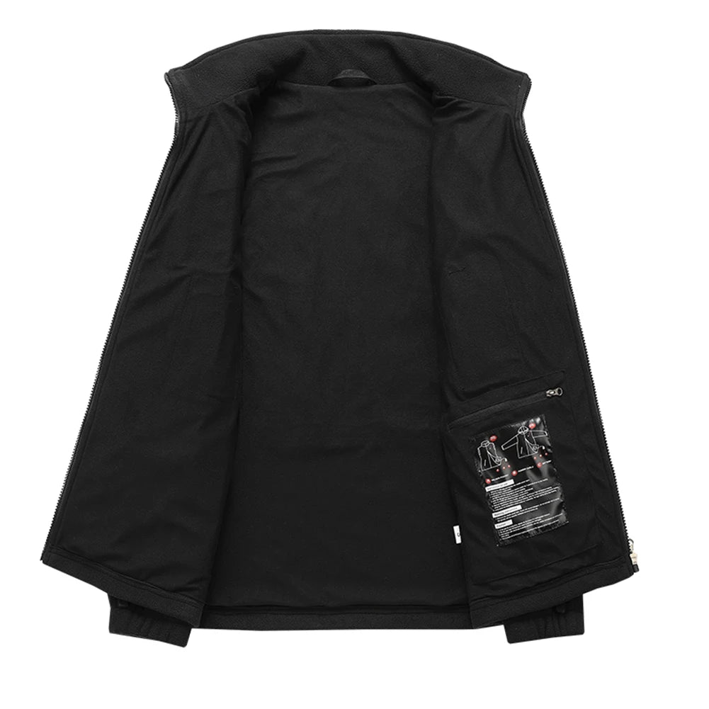 9 Heated Area Heated Jacket USB Charging Heated Insulated Jackets 3 Gear Temperature Heating Jackets Coat for Outdoor Activities