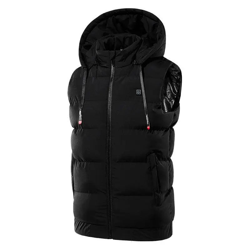 Heated Electric Vest Intelligent Self-Heating down Cotton Women's Charging Heating Smart Thermal Control Warm Clothes