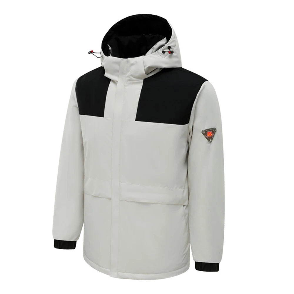 Fashion Ski Graphene Heated Jacket Couple Style Waterproof Heated Warm Coat Functional Heated Self Heating Clothes Warm Parka