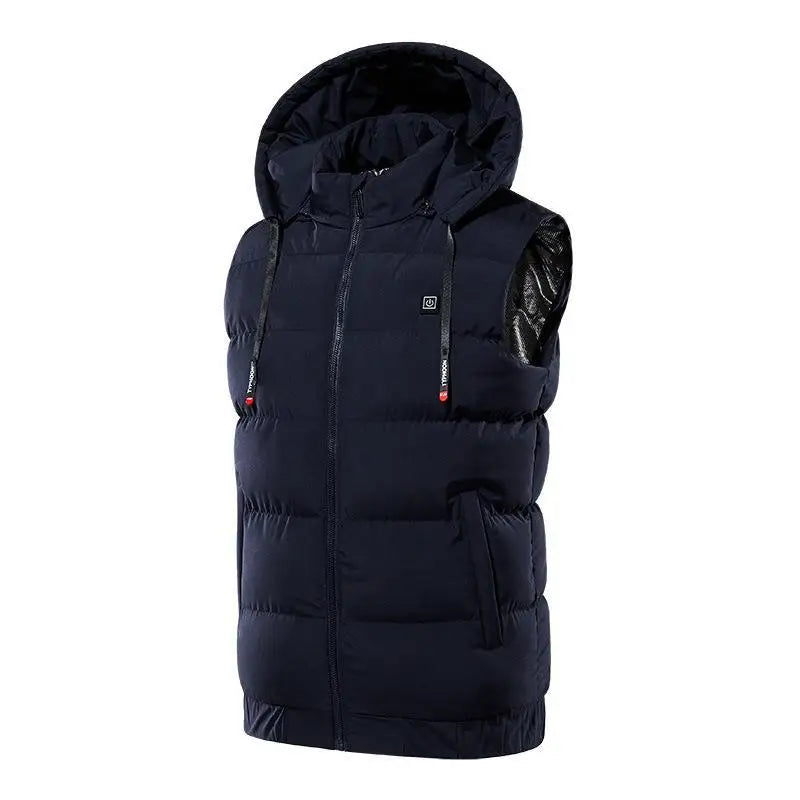 Heated Electric Vest Intelligent Self-Heating down Cotton Women's Charging Heating Smart Thermal Control Warm Clothes