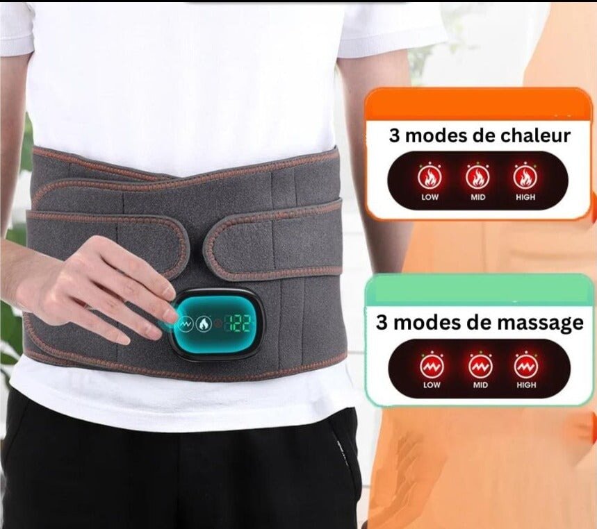 Ceinture chauffante et vibrante