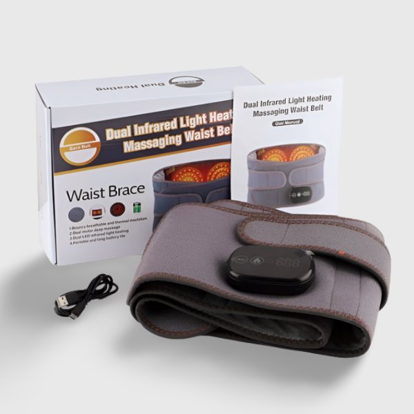 Ceinture chauffante et vibrante