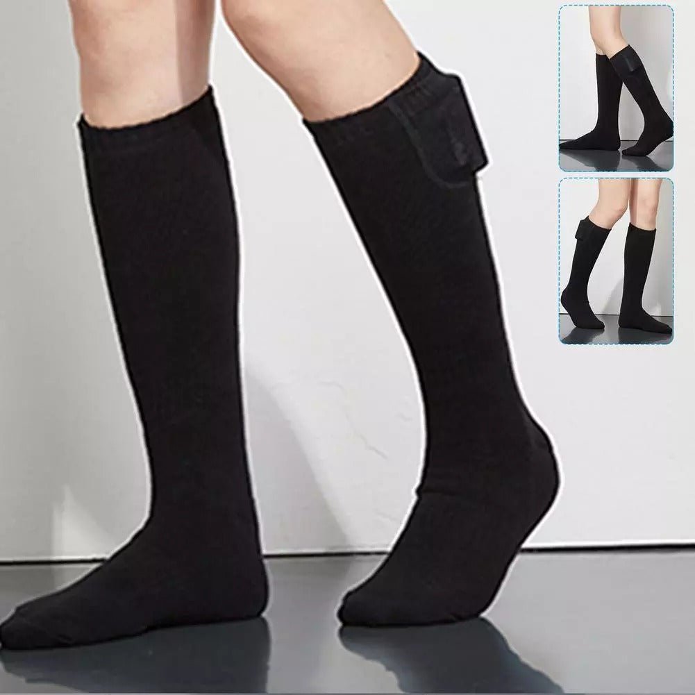 Chaussette chauffante batterie + télécommande — ski, vélo, chasse, pêche | VETCHAUD™