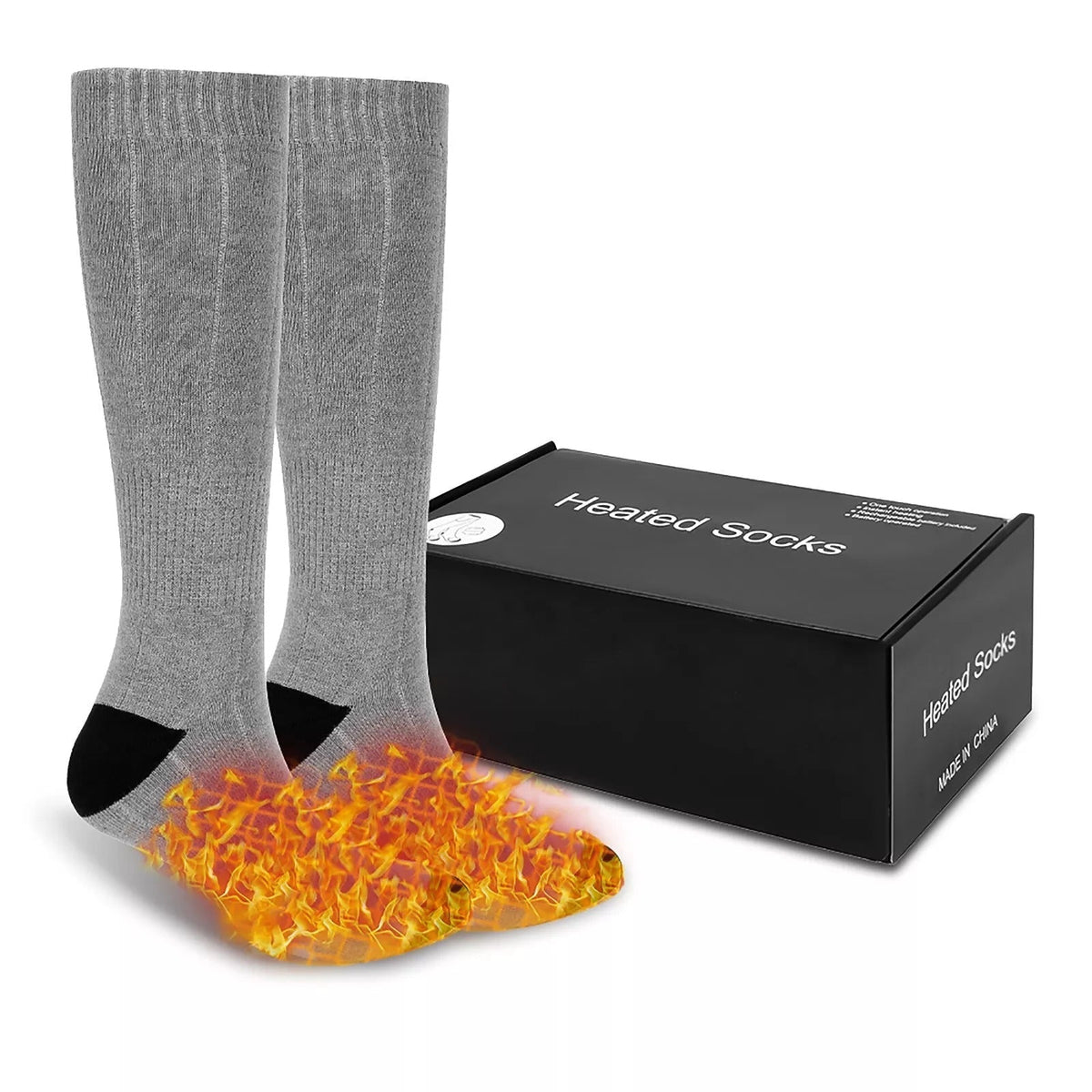 Chaussette chauffante cyclisme haute capacité 4500 mAh — 10 h d'autonomie | VETCHAUD™