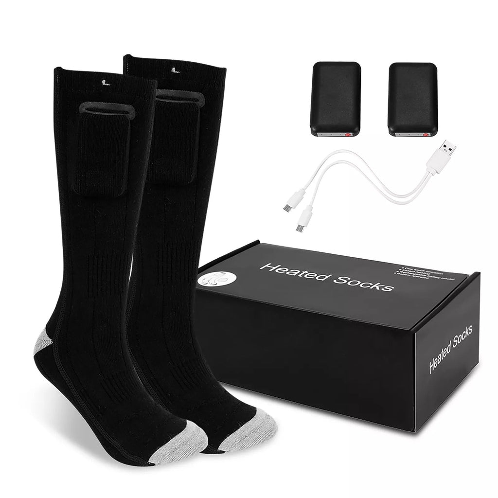 Chaussette chauffante cyclisme haute capacité 4500 mAh — 10 h d'autonomie | VETCHAUD™