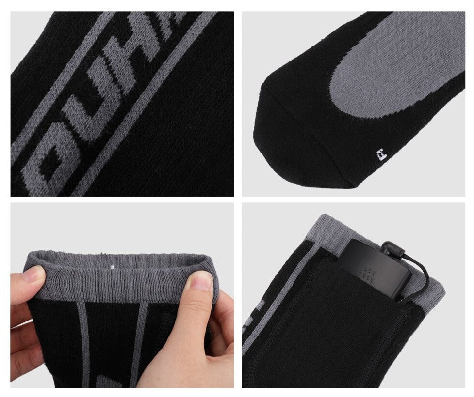 Chaussette chauffante électrique télécommande — chauffe sous la plante du pied | VETCHAUD™