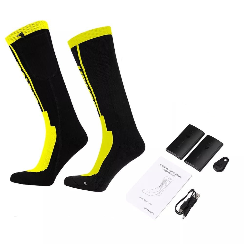 Chaussette chauffante électrique télécommande — chauffe sous la plante du pied | VETCHAUD™