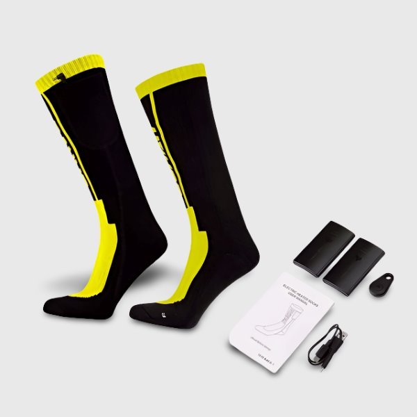 Chaussette chauffante électrique télécommande — chauffe sous la plante du pied | VETCHAUD™
