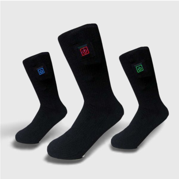 Chaussette chauffante thermic 3,7 V — chaleur douce de 25 à 45 °C | VETCHAUD™