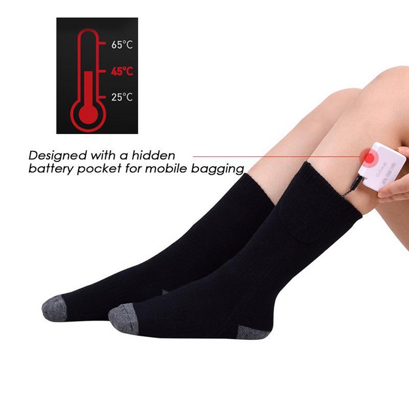 Chaussette chauffante thermic pied entier — chauffe du talon aux orteils | VETCHAUD™