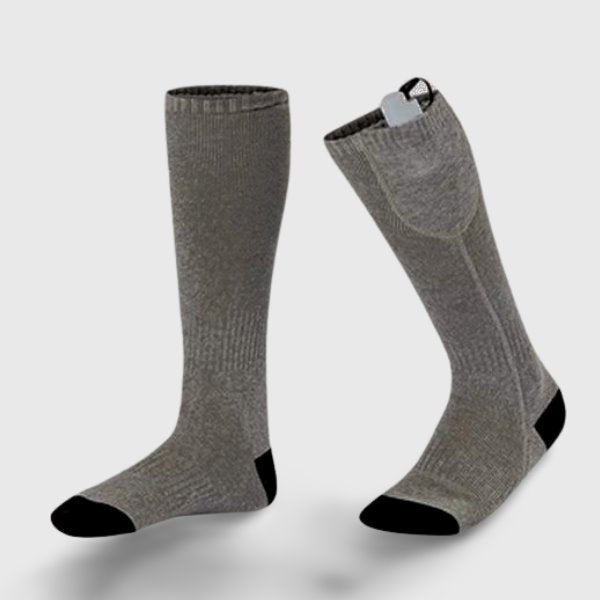 Chaussette chauffante vélo hiver — contre le refroidissement lié au vent | VETCHAUD™