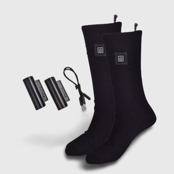 Chaussettes chauffantes pour dormir — chaleur douce la nuit, jusqu'à 8 h | VETCHAUD™