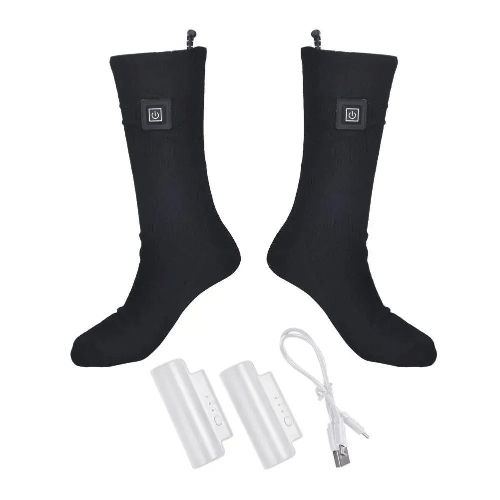 Chaussettes chauffantes pour dormir — chaleur douce la nuit, jusqu'à 8 h | VETCHAUD™