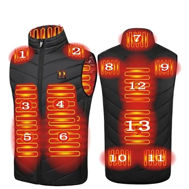 Doudoune chauffante 13 zones double contrôle – chaleur modulable | VETCHAUD™