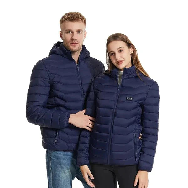 Doudoune chauffante 17 zones avec capuche – chaleur intégrale hiver | VETCHAUD™
