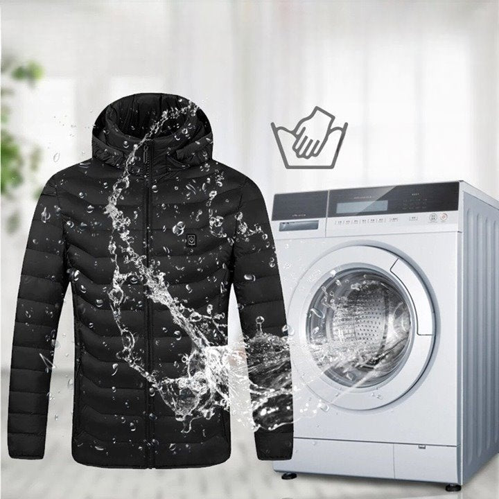 Doudoune chauffante 17 zones avec capuche – chaleur intégrale hiver | VETCHAUD™