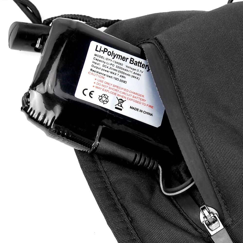 Gant chauffant avec batterie