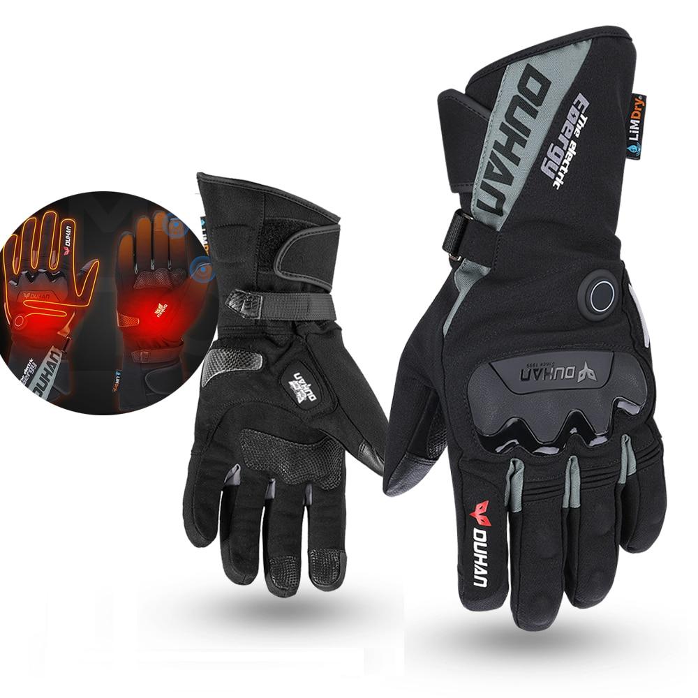 Gant chauffant femme moto