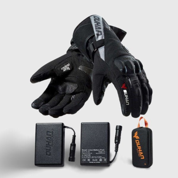 Gant motard chauffant
