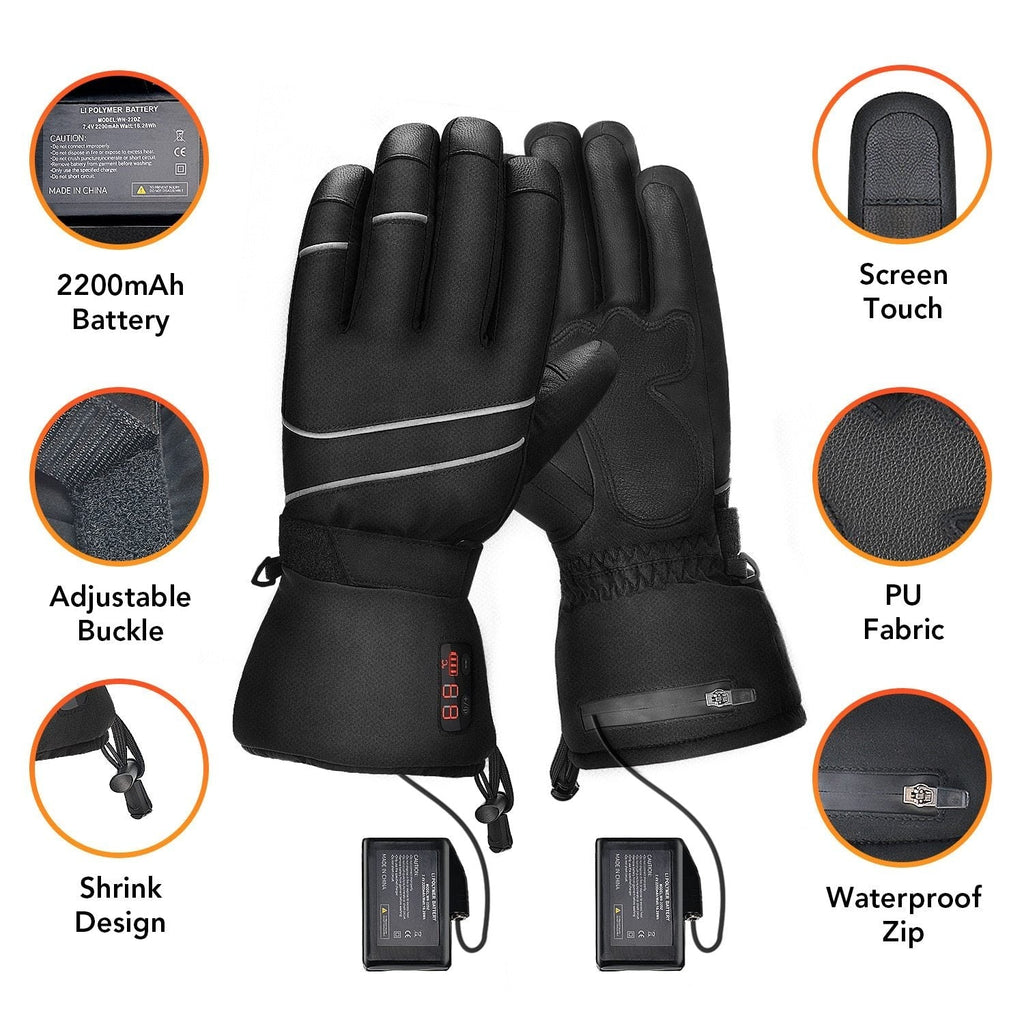 Gants chauffants thermic