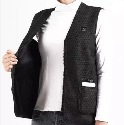 Gilet chauffant professionnel de travail sans manches – femme et homme | VETCHAUD™