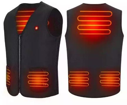 Gilet chauffant professionnel de travail sans manches – femme et homme | VETCHAUD™