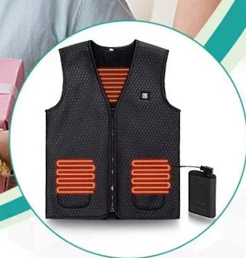 Gilet chauffant professionnel de travail sans manches – femme et homme | VETCHAUD™