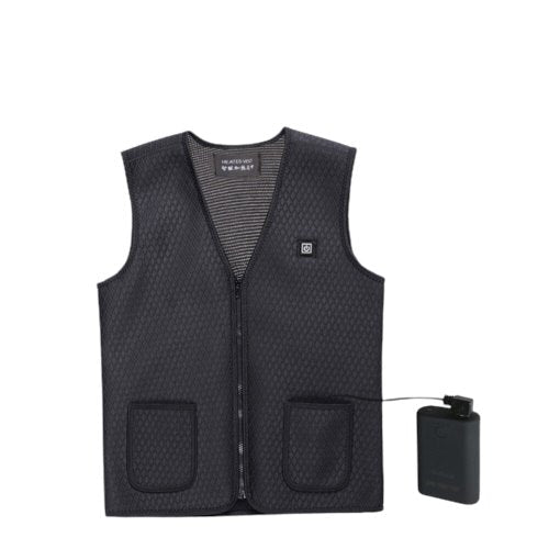 Gilet chauffant professionnel de travail sans manches – femme et homme | VETCHAUD™
