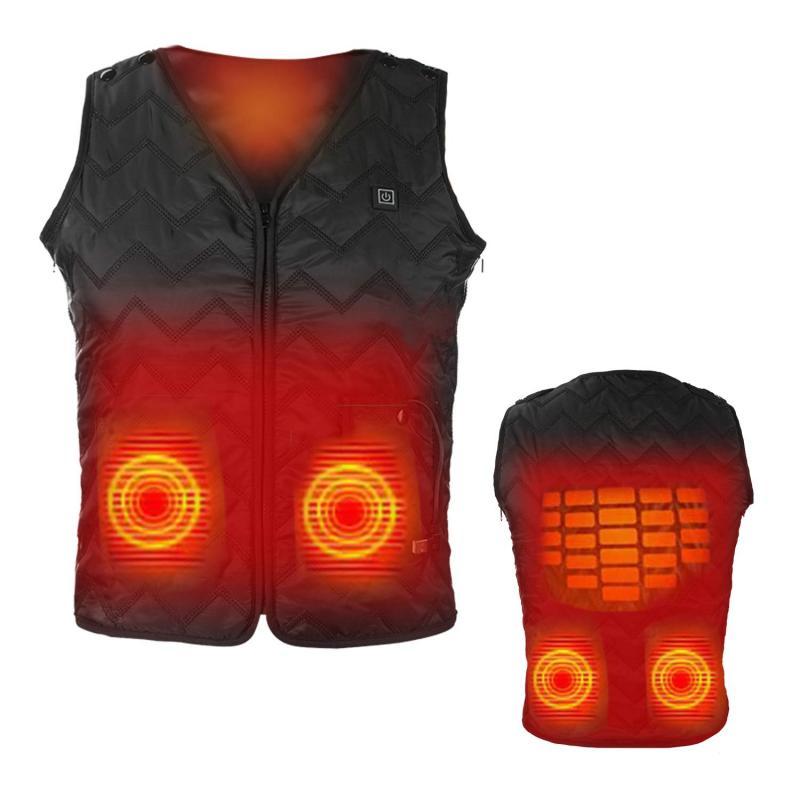 Gilet doudoune chauffant 5 zones – randonnée et montagne USB | VETCHAUD™