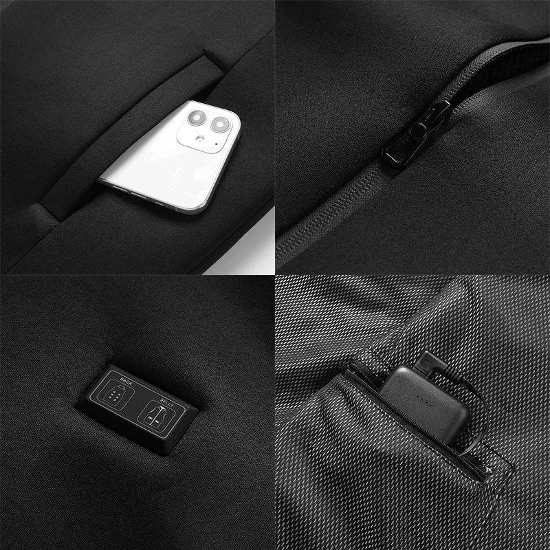 Veste chauffante de travail 9 zones étanche – professionnels extérieur | VETCHAUD™