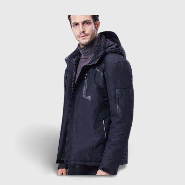 Veste chauffante homme grande taille 3 zones – équipement adapté | VETCHAUD™