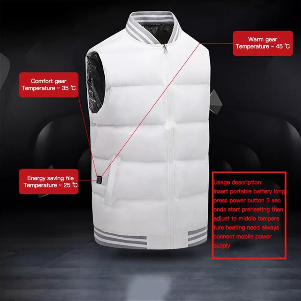 Veste doudoune chauffante homme 5 zones – légèreté et chaleur active | VETCHAUD™